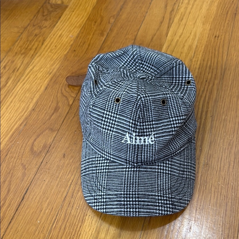 Aime Leon Dore Gray Plaid Men's Cap